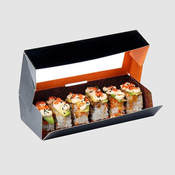 2 Sides Print Sushi Takeaway Box