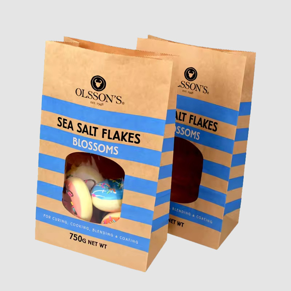 Custom Made Greaseproof Paper Bags with Window