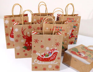 Custom Christmas Paper Gift Bags