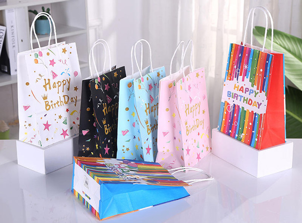 Custom Logo Paper Gift Bags Factory