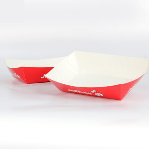 Custom Logo Paper Food Tray Supplier