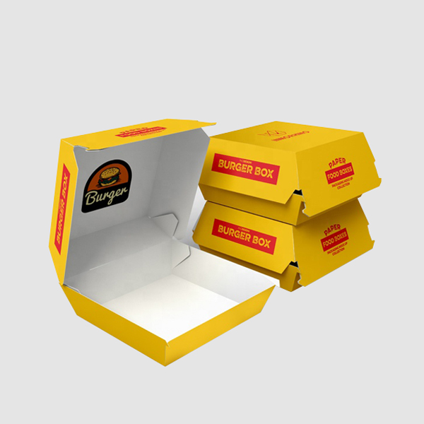 Custom Print Clamshell Burge Box Food Tray