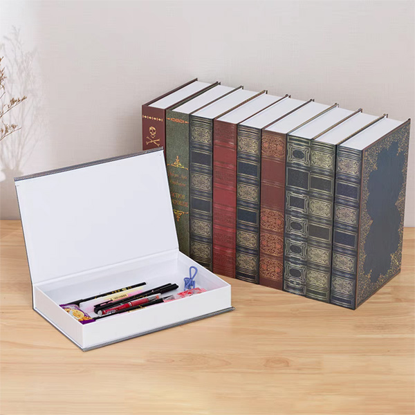 Custom Design Fake Book Decor Boxes