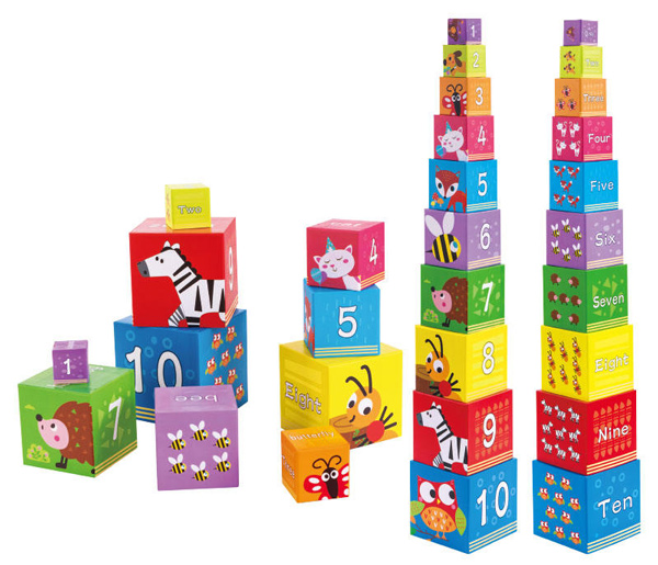 Custom Made Cardboard Block Toys for Kids